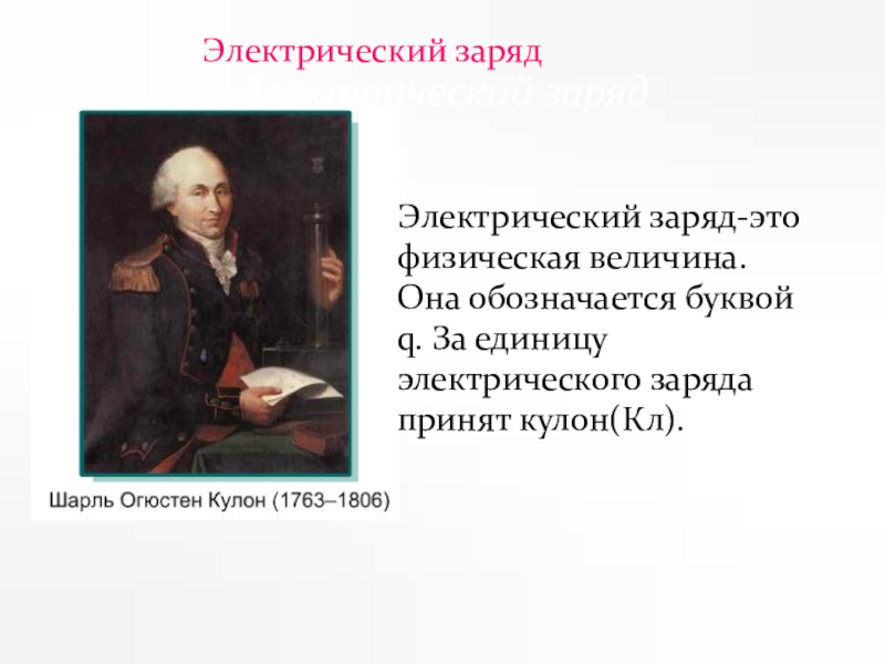 Делимость электрического заряда электрон 8 класс презентация