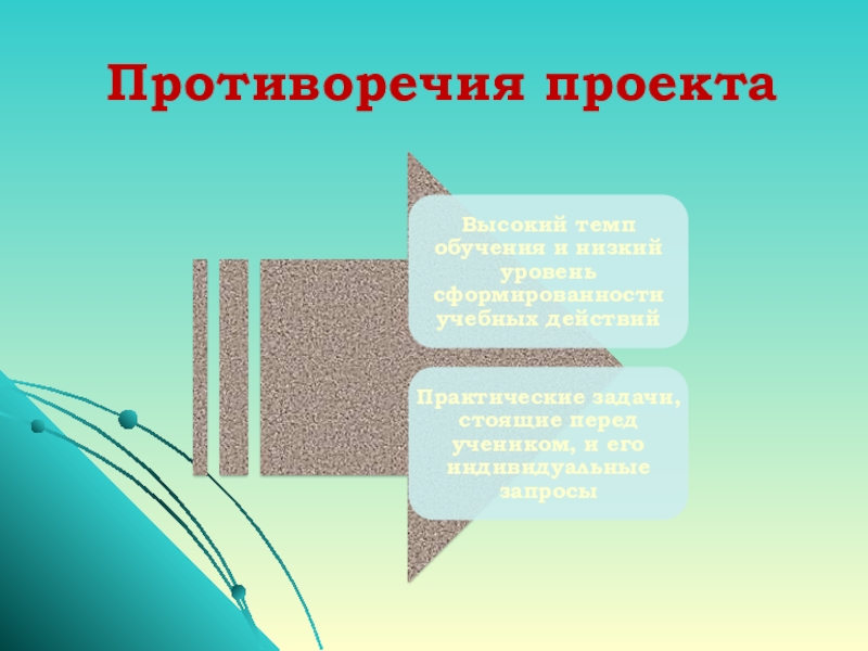 Как написать противоречие в проекте