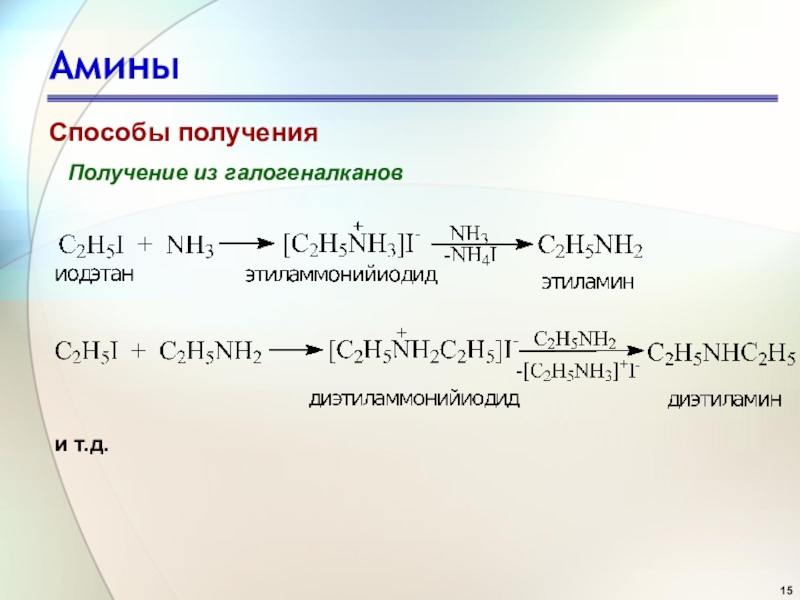 Получение галогеналканов презентация