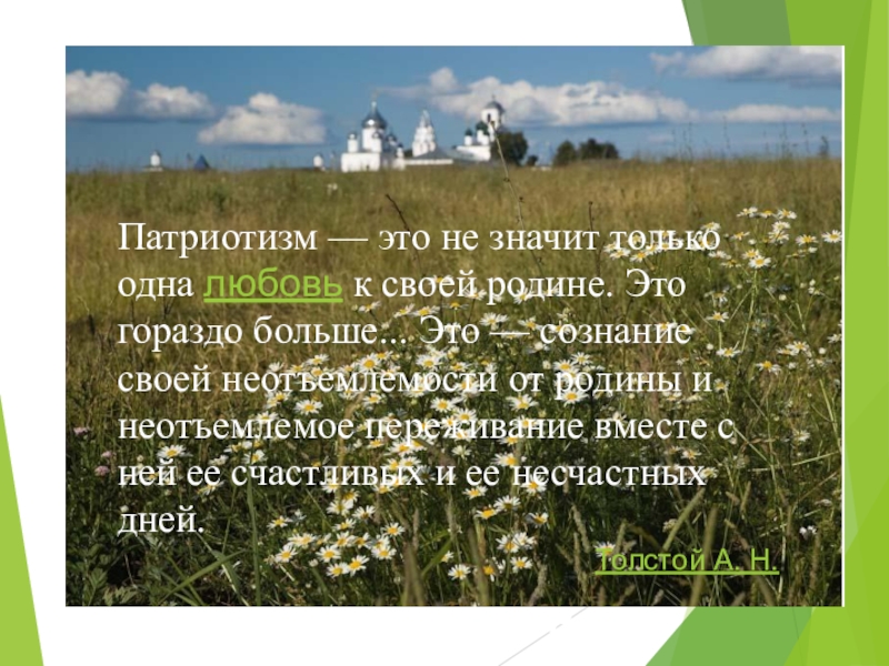 В чем выражается любовь поэта к родине какие картины окружающего мира остаются