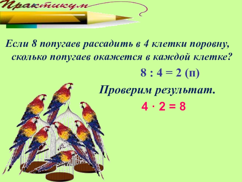 Большой клетке попугаев в 2 раза больше. Решение задач с попугаем. Попугай с задачами по математике 1 класс. Задача клетка с попугаем. Задача в зоопарке 92 попугая. ,в 8 клетках.