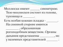 Презентация к уроку биологии на тему Многообразие моллюсков (7 класс)