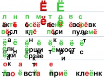 Презентация по обучению грамоте на тему Буквы Ёё (1 класс)