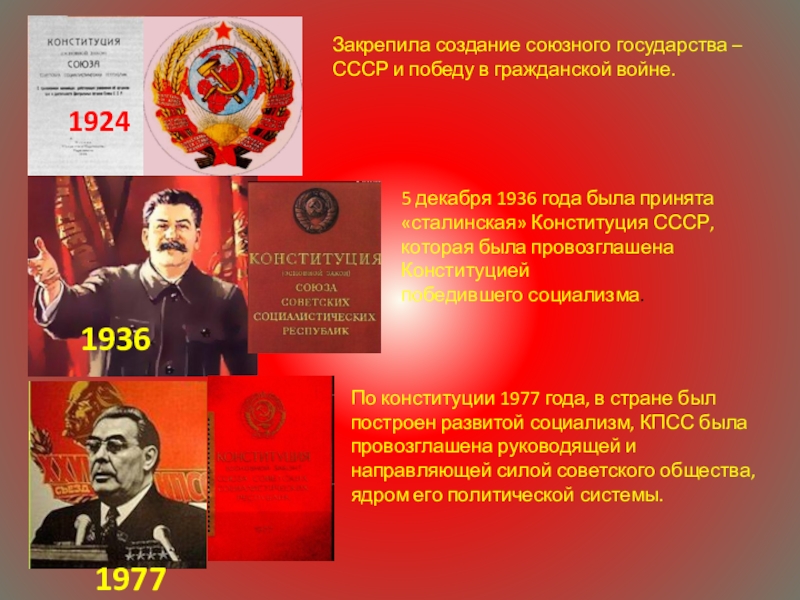 Конституция СССР 1936 таблица. Конституция СССР 1977. Конституция 1936 таблица