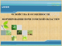 Презентация по географии на тему Почвы Томской области