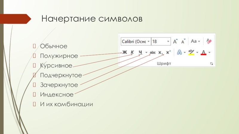 Начертание символов. Начертание символов это. Полужирное начертание символов. Какое начертание имеют символы текста. Назовите виды начертания символов.