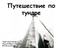 Внеклассное занятие Путешествие по тундре