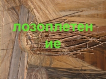 Презентация по проектной деятельности Лозоплетение