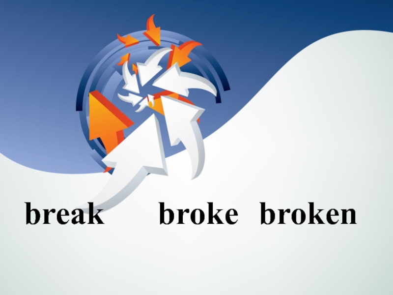 broke   broken break