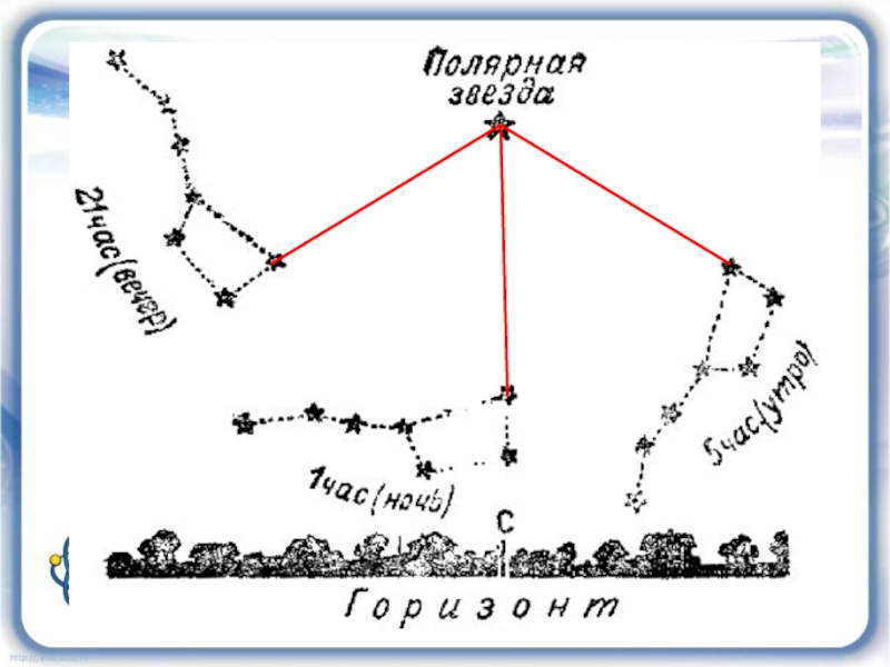 Картинка большой медведицы по временам года