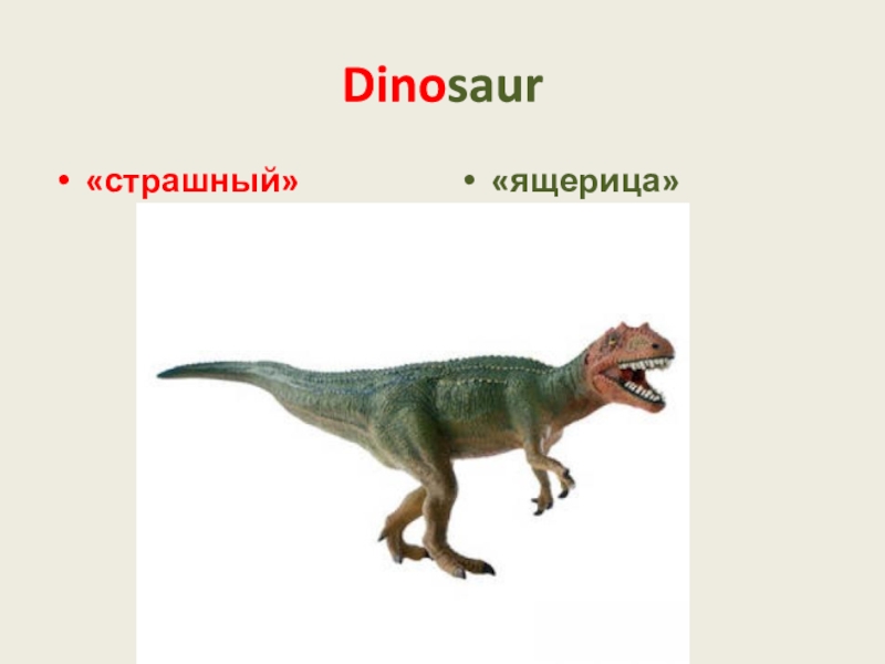 Слово динозавр означает страшный ящер. Динозавры на английском. Виды динозавров на английском. Динозавр по английскому языку. О динозаврах на английском языке для детей.
