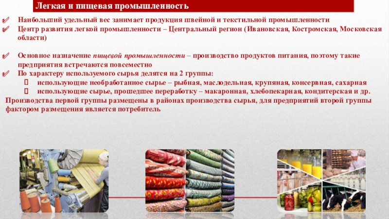 Отрасль центр продукция