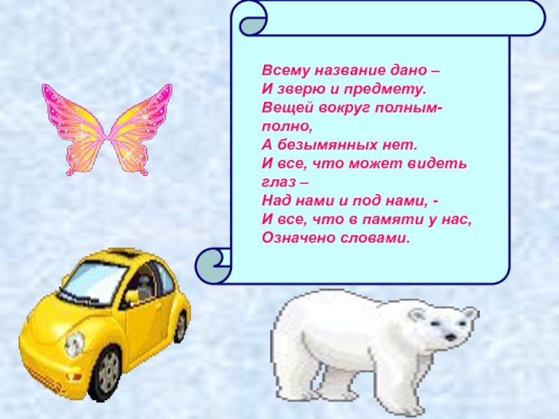 Называется дай. Всему название дано и зверю и предмету вещей. Стихотворение всему название дано и зверю и предмету. Всему название дано – и зверю, и предмету. Вещей вокруг полным-полно,. Всему название дано.