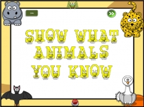 Викторина What animals you know