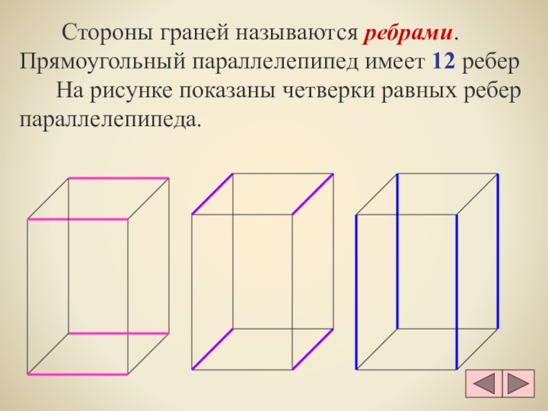 Стороны граней