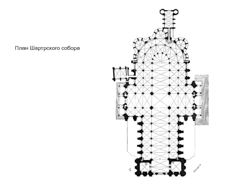 План шартрского собора