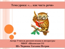 Презентация по русскому языку на тему Частица