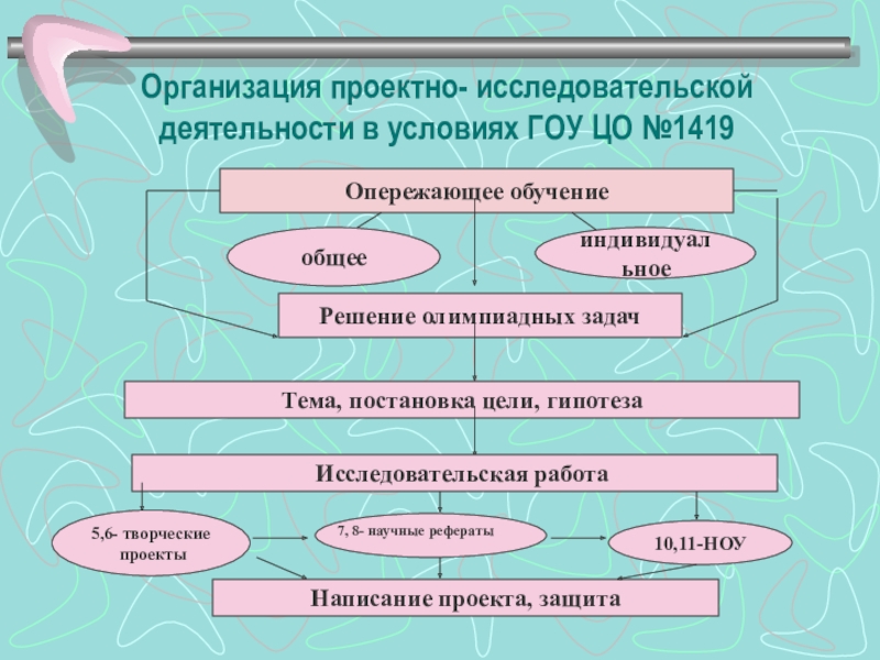 Проект исследовательской деятельности