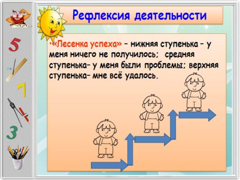 Картинки рефлексия 1 класс