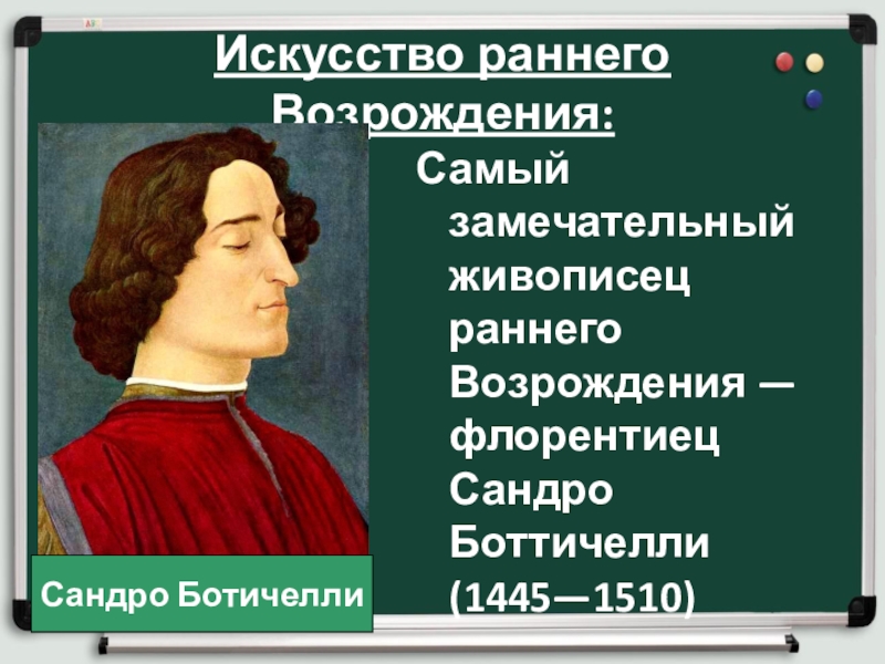 Культура раннего возрождения в италии 6 класс проект