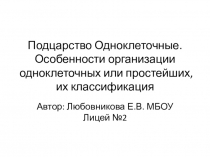 Презентация 7 класс Подцарство Одноклеточные животные