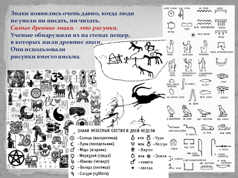 Был в сети очень давно что значит. Древние знаки и символы. Условные знаки в древности. Как появился символ &. Символы и их значения с рисунками редкие.