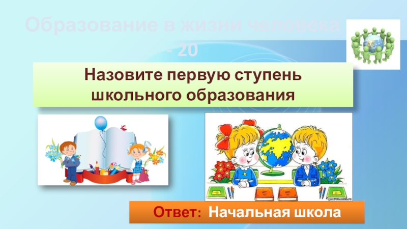 Ответы образование. Вечера вопросов и ответов в начальной школе что это.