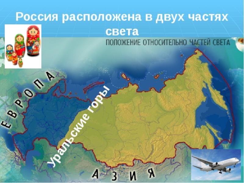 В какой части света расположены. Россия расположена в частях света. Россия находится в двух частях света. Россия располагается в двух частях света. Россия расположена в двух частях.