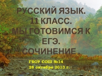 Презентация по написанию сочинения -рассуждения в 11 классе (ЕГЭ)