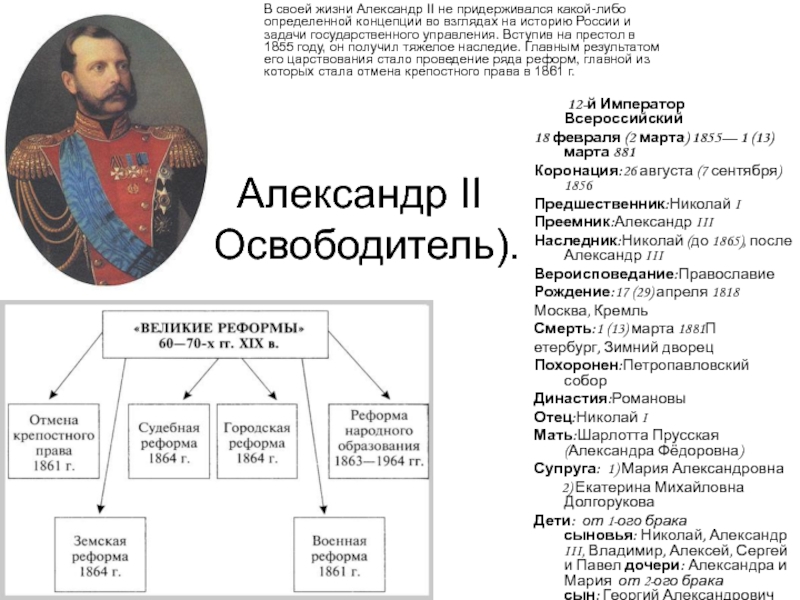 Реформы проведенные александром. Александр 2 Великие реформы. Александр 2 схема. Реформы Александра 2 схема. Реформы Александра 2 освободителя.