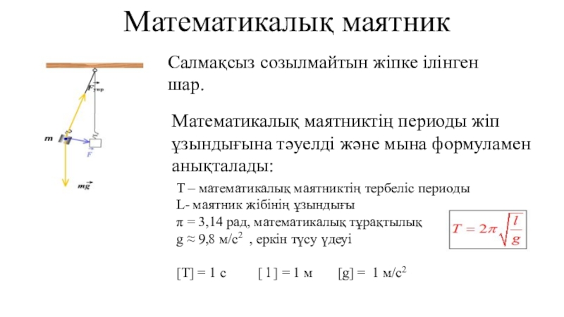 Математикалық маятник периоды. Тербеліс периоды формула. Маятниктің узундугу формула. Маятниктің узундугу.