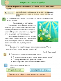 Презентация к уроку русского языка (3 класс) Изложение на основе плана и опорных слов.