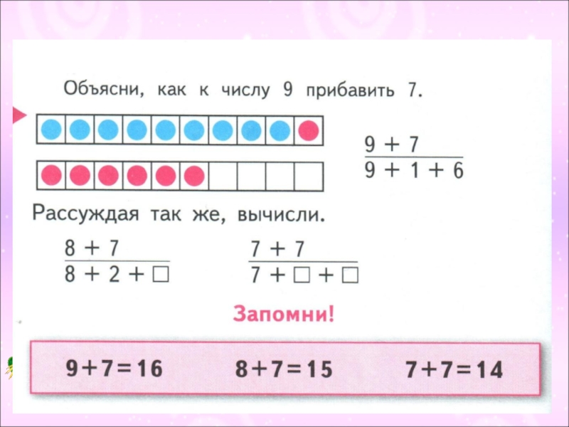 Как к числу 9 прибавить 2 1 класс школа россии презентация