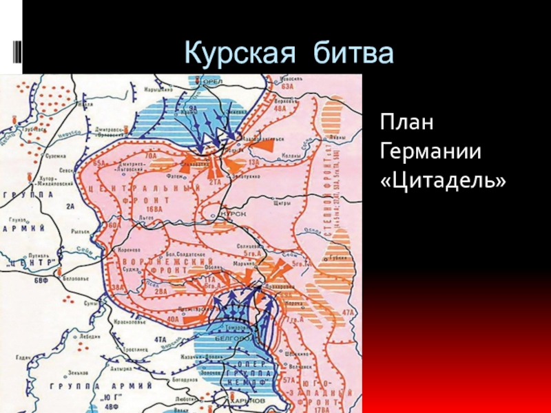 Операция немецко цитадель. План Цитадель Курская битва. Курская битва планы Германии. Курская дуга планы сторон. Немецкий план Цитадель.