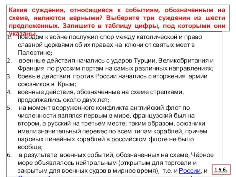 Какие суждения относящиеся к событиям обозначенным на схеме являются верными выберите 3 суждения вов