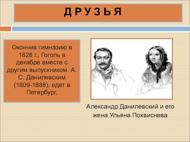 Друзья гоголя. Гоголь и Данилевский. Данилевский друг Гоголя. Александр Данилевский и Гоголь.