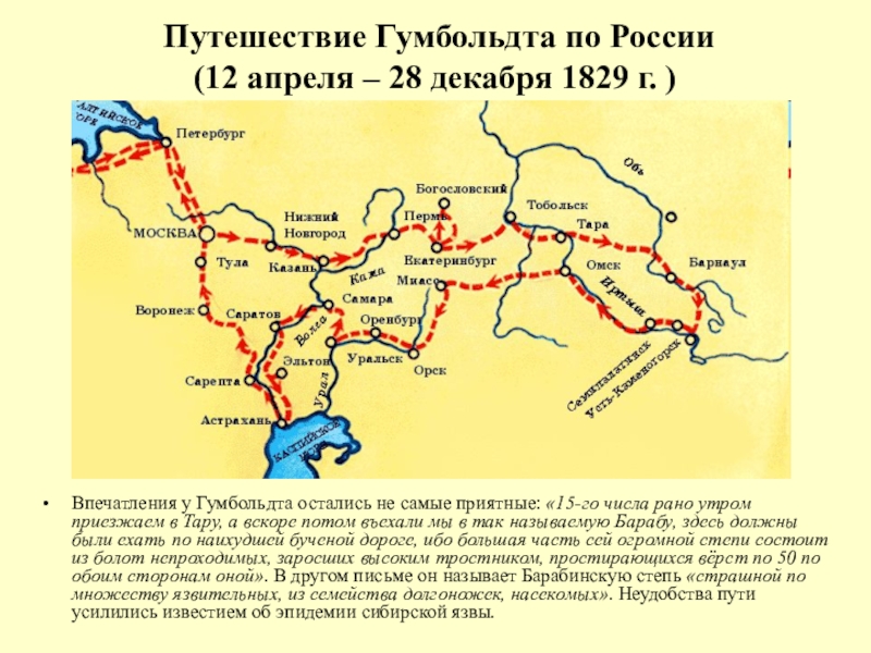 Карта хождение горького по руси