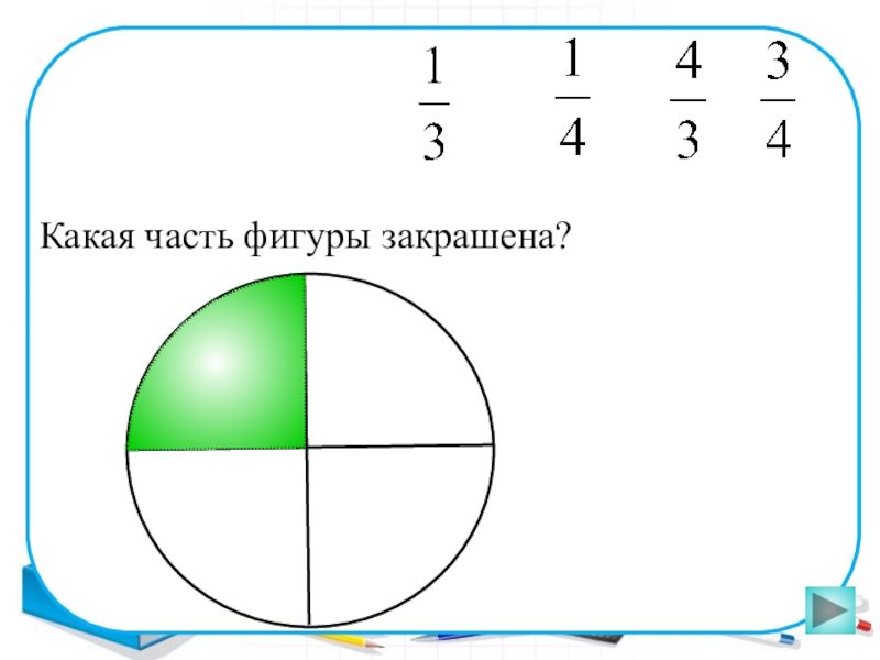 Вычисляем доли 3 класс презентация