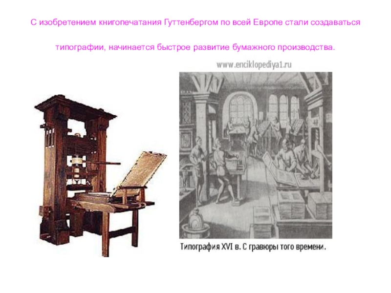 Реферат: Изобретение книгопечатания