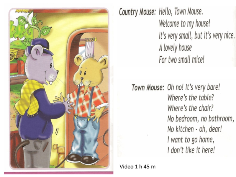 Spotlight 2 the town mouse and the country mouse презентация