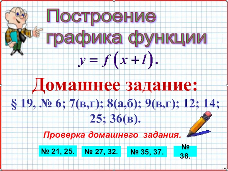 Презентация Презентация по алгебре А-8_У-44_Построение графика функции