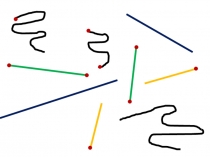 Презентация Цифра 3. Отрезок, луч для подготовительных занятий.