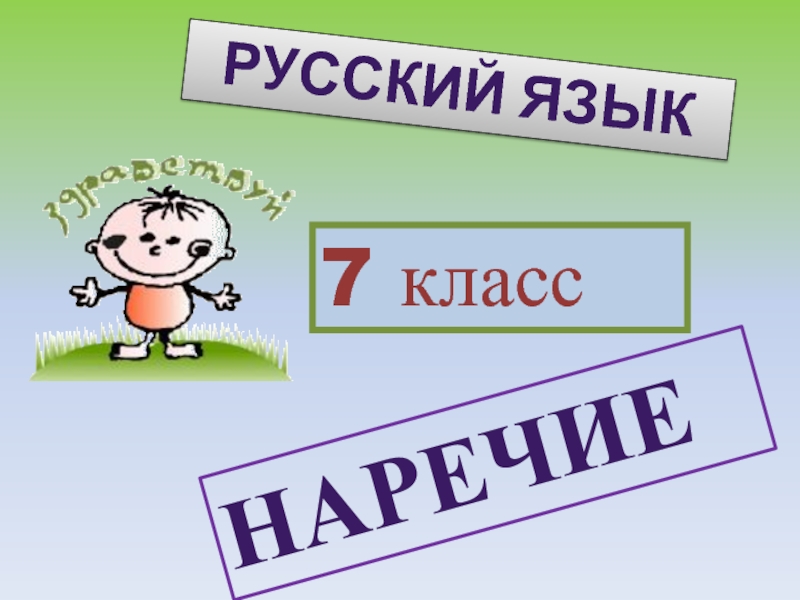 Презентация тест 7 класс