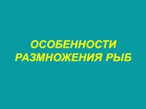 Презентация Особенности размножения рыб
