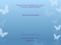 Презентация Экологический проект