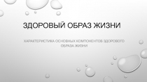 Презентация по физической культуре на тему:Здоровый образ жизни