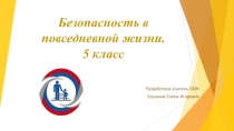 Презентация по ОБЖ на тему Безопасность в повседневной жизни 5 класс