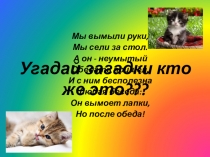 Презентация по окружающему миру Домашние животные