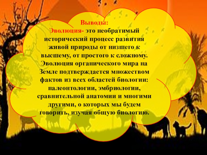 Необратимое развитие живой природы. Необратимый процесс развития живой природы. Вывод по эволюции органического мира. Необратимый процесс исторического развития живого мира это. Необратимый процесс исторического развития живой природы.