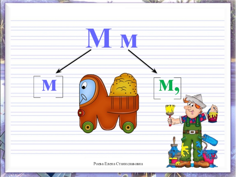 Презентации буквы м